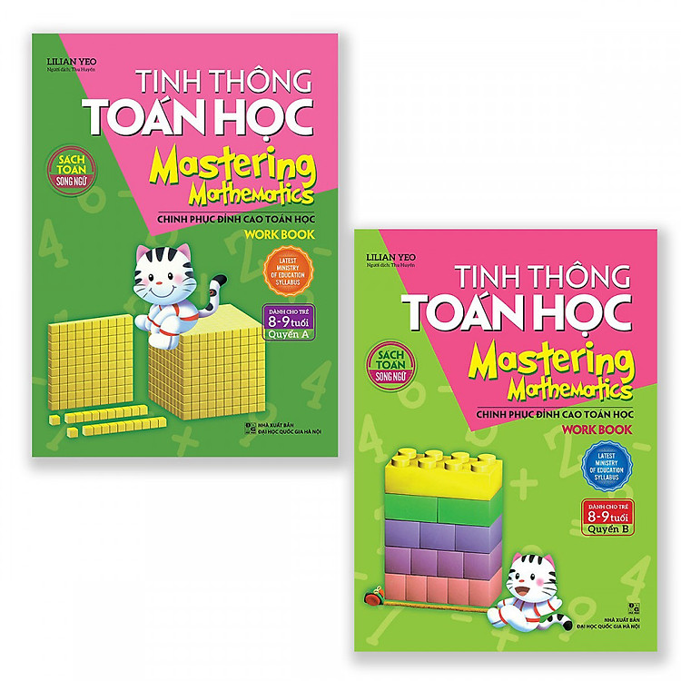 Combo Tinh Thông Toán Học Mastering Mathematics - Work Book - Quyển A + Quyển B (Dành Cho Trẻ 8 - 9 Tuổi)