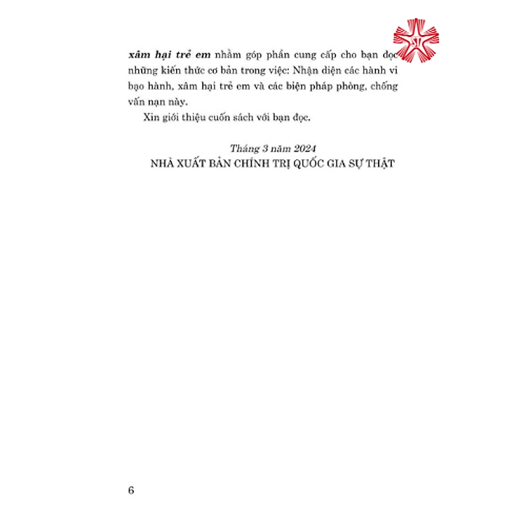 Cẩm nang phòng, chống bạo hành, xâm hại trẻ em (bản in 2024) - Ảnh 3