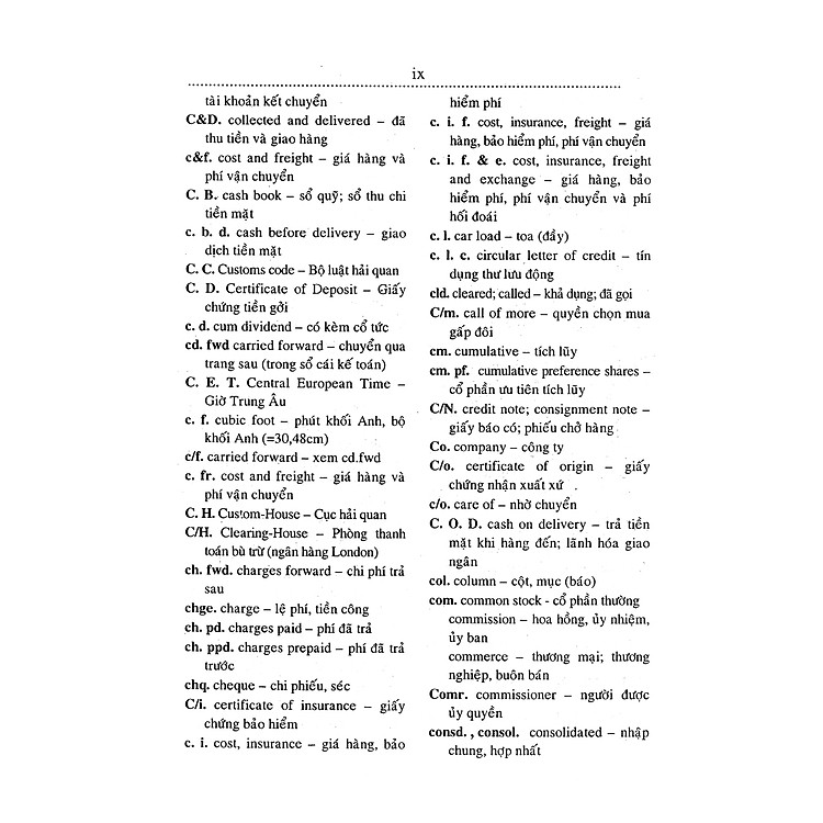 Từ Điển Thương Mại Anh-Pháp-Việt - Ảnh 3