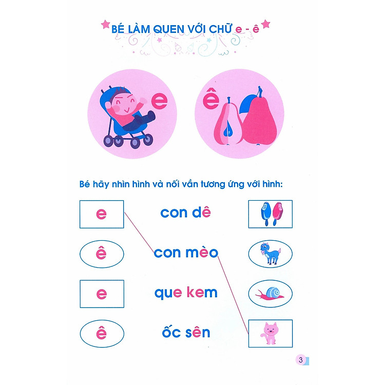 Chuẩn bị cho bé vào lớp 1 - Làm quen chữ cái - Ảnh 4