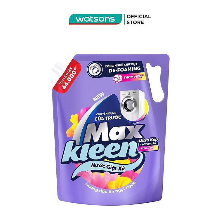 Nước Giặt Xả Maxkleen Hương Dấu Ấn Ngọt Ngào Túi 3.6kg