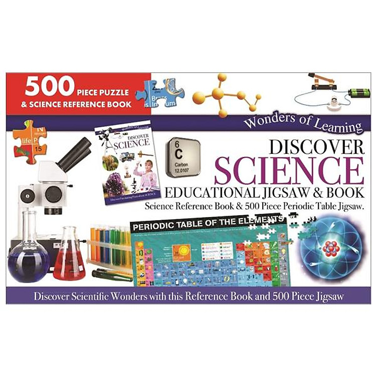 Wonders Of Learning: Discover Science Educational Jigsaw & Book