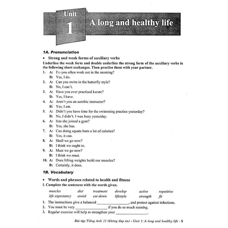 Bài Tập Tiếng Anh Lớp 11 - Không Đáp Án - Bám Sát SGK Kết Nối - Ảnh 2