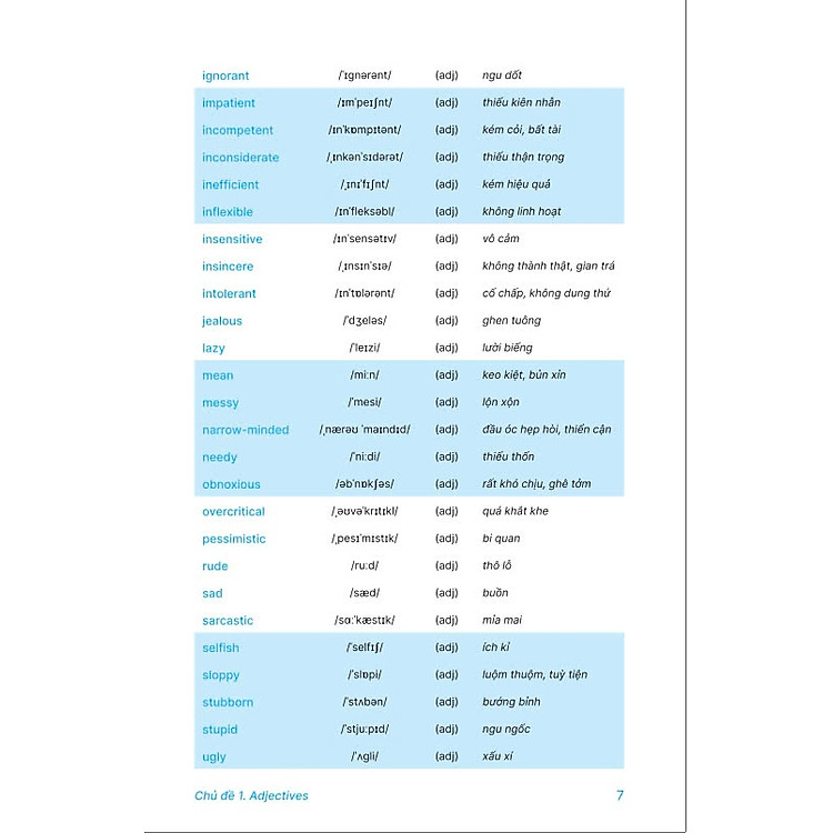 Tự Học 2000 Từ Vựng Tiếng Anh Theo Chủ Đề - Ảnh 3