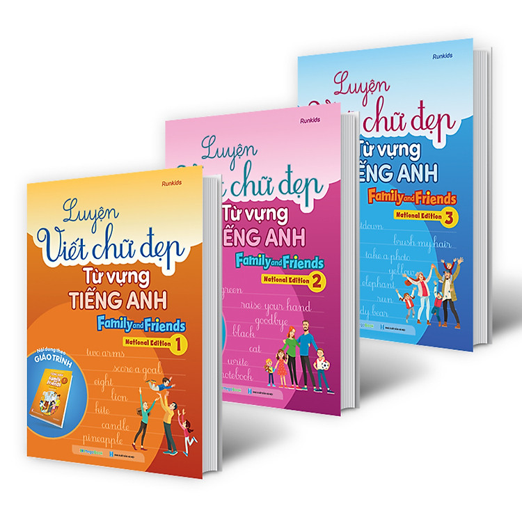 Luyện Viết Chữ Đẹp Từ Vựng Tiếng Anh Family And Friends – National Edition 1, 2, 3