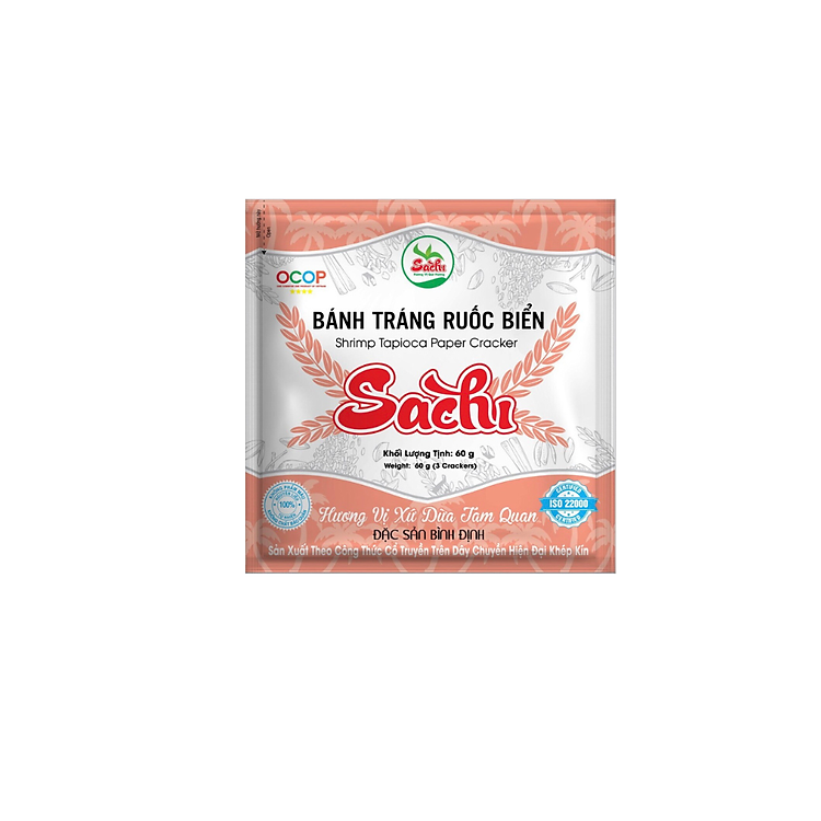 Bánh tráng ruốc biển nướng - Thùng 5 gói