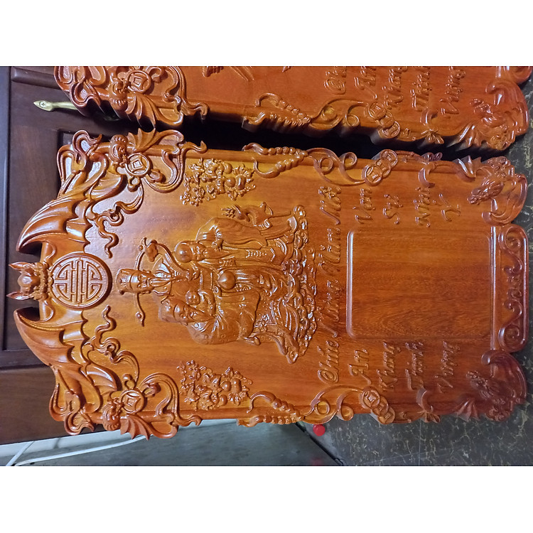 Đốc lịch treo tường phúc lộc thọ bằng gỗ hương