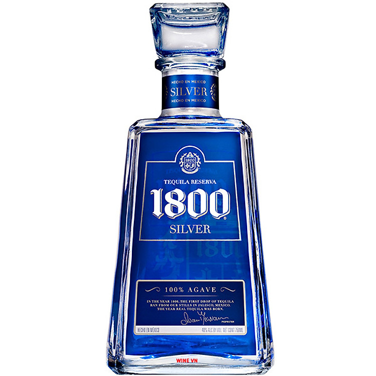 Rượu Tequila Reserva 1800 Silver 40% 1x750ml