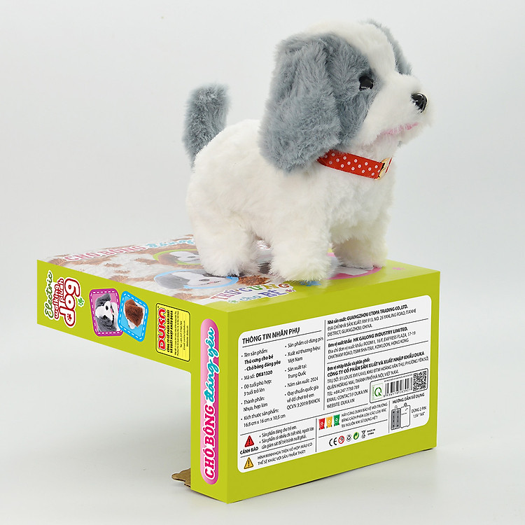 Mua Chó bông Duka DK81320 cho bé Chính hãng Giá tốt - Hình ảnh 4