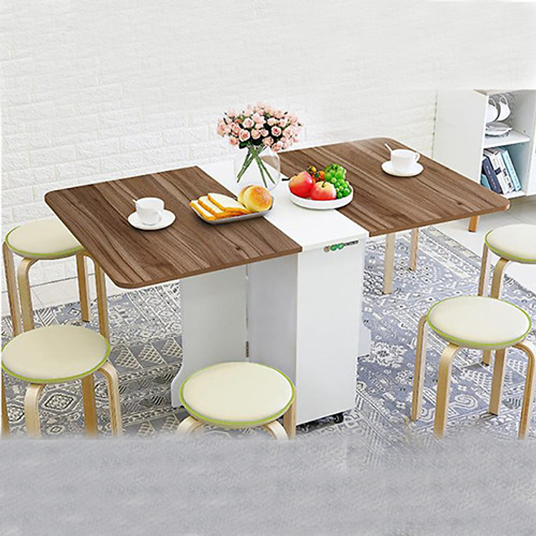 Bàn Ăn Thông Minh Có Thể Gấp Gọn (có bánh xe)