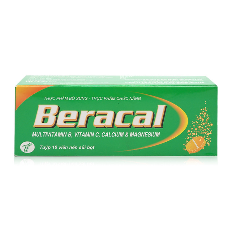 Thực phẩm bảo vệ sức khỏe BERACAL bổ sung vitamine và khoáng chất, tăng cường đề kháng