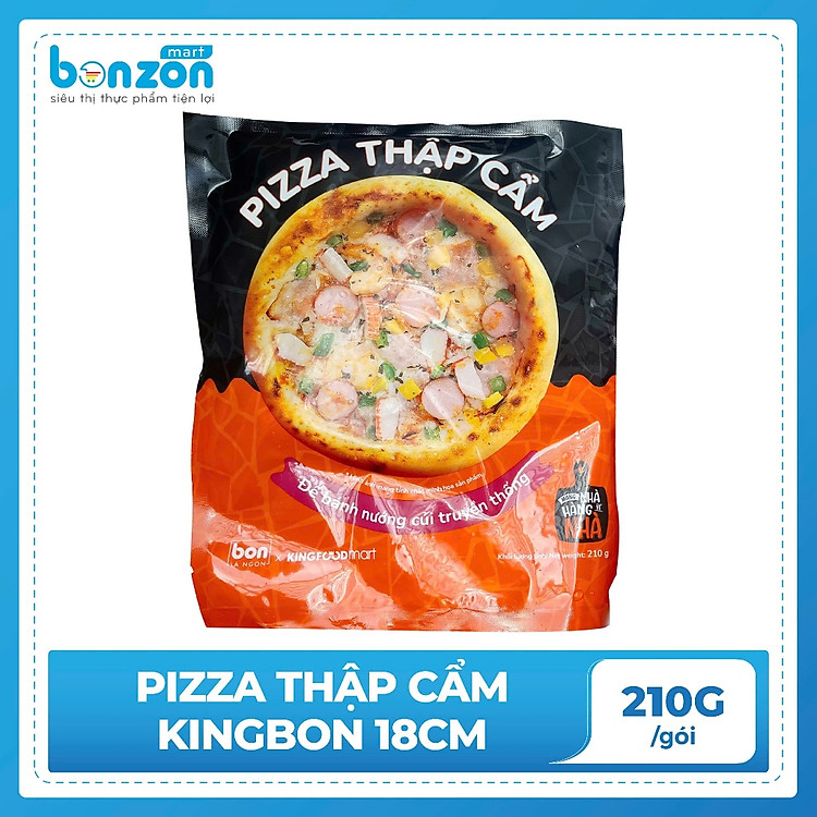 Pizza Thập Cẩm KINGBON 18CM (210G)