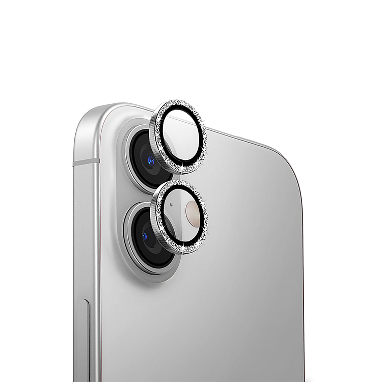 Kính Cường Lực Bảo Vệ Camera Lens Cho iPhone 16/ iPhone 16 Plus , UNIQ OPTIX Aluminium_ Hàng chính hãng