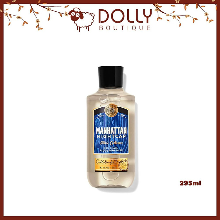 Sữa Tắm Gội Nam 3 In 1 Hair, Face & Body Wash 295ml