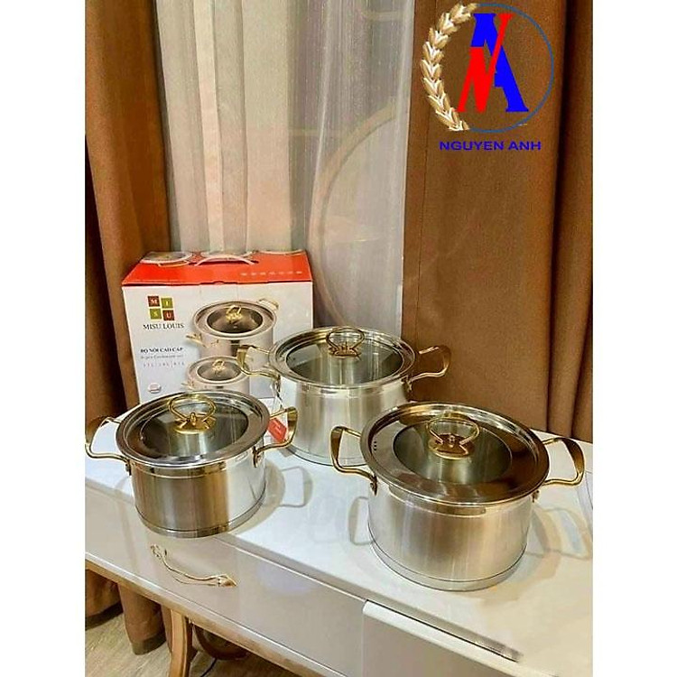 BỘ NỒI ĐỨC SET 3 MISU LOUIS