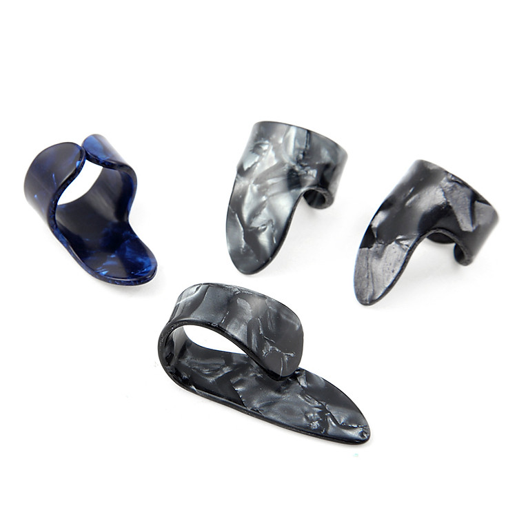 Set 4 Pick Gảy Đàn Guitar Đeo Ngón Tay Bằng Celluloid