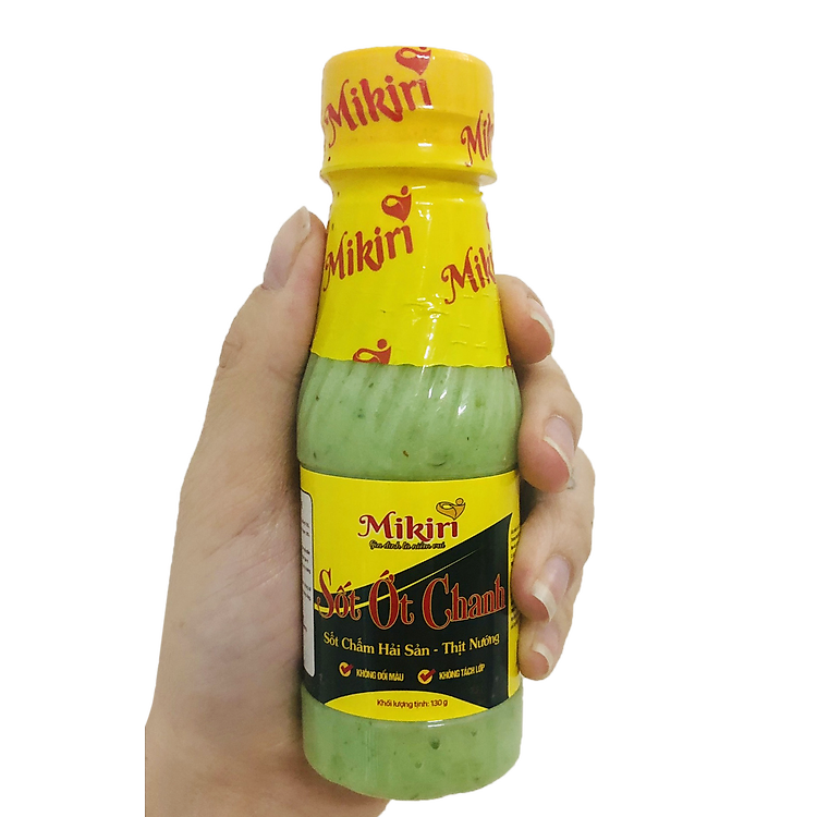 Sốt ớt chanh Mikiri 130g ( Lốc 12 hủ)