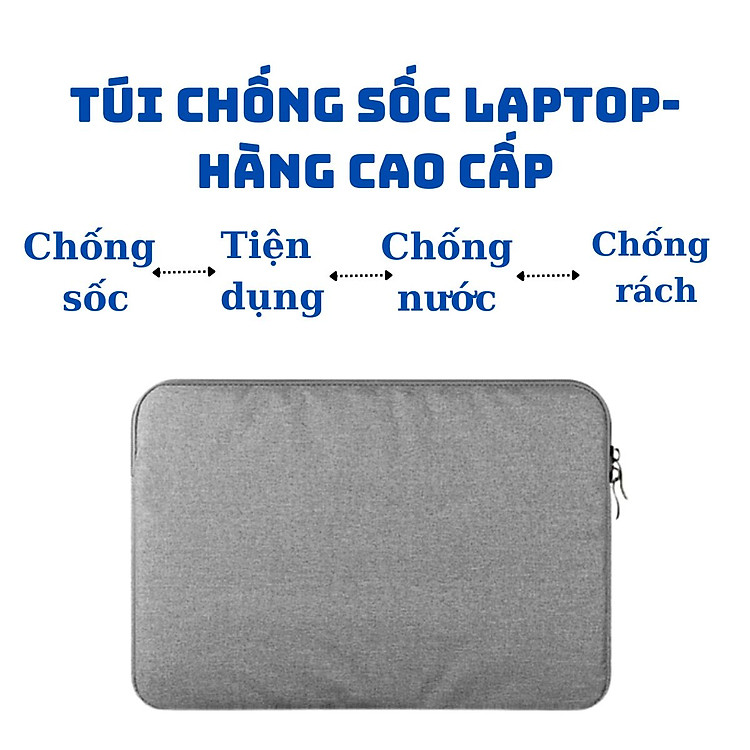 Túi chống sốc Laptop, Túi chống sốc 13 inch, 14 inch, 15 inch, 15.6 inch cao cấp - Bảo vệ chống va chạm, Chống thấm nước