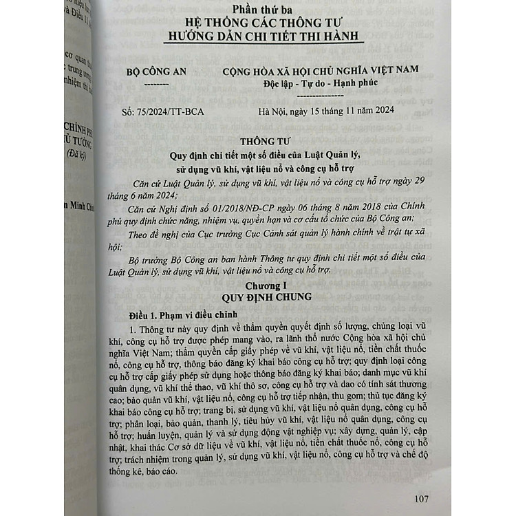 Luật Quản Lý, Sử Dụng Vũ Khí, Vật Liệu Nổ Và Công Cụ Hỗ Trợ - Ảnh 7