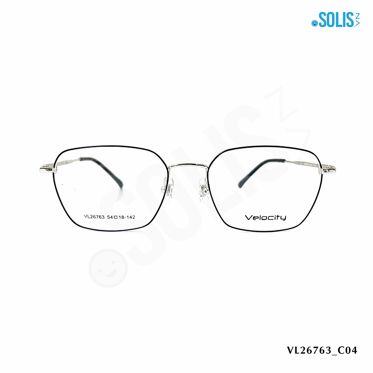 Gọng kính KL Velocity VL26763 - KÍNH KIM LOẠI HIỆU VELOCITY VL26763 KÍCH THƯỚC 54-18-142