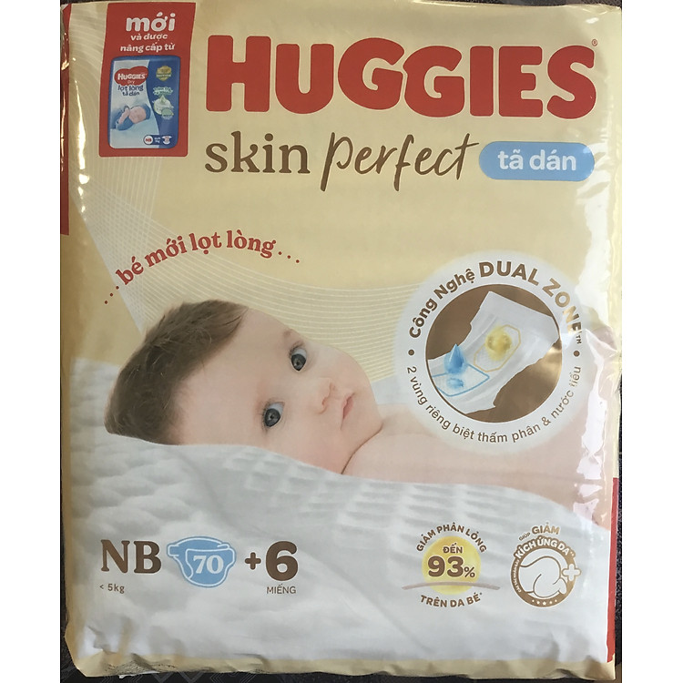 Chọn mua tại Shopee: Tã Dán Huggies NB70 - Khuyến mãi mua giá tốt nhất tại Shop Mall