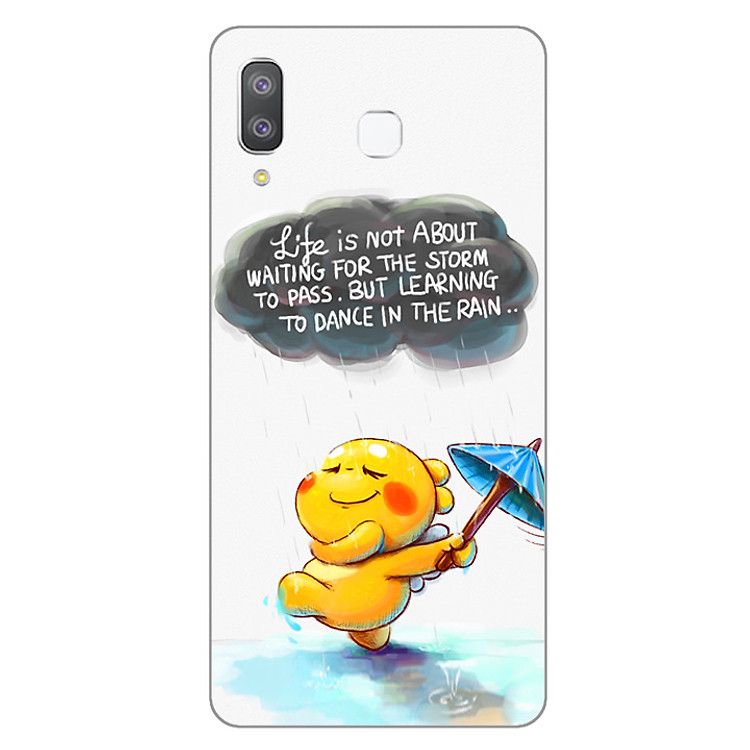 Ốp lưng dẻo cho Samsung Galaxy A8 Star_Rain 01