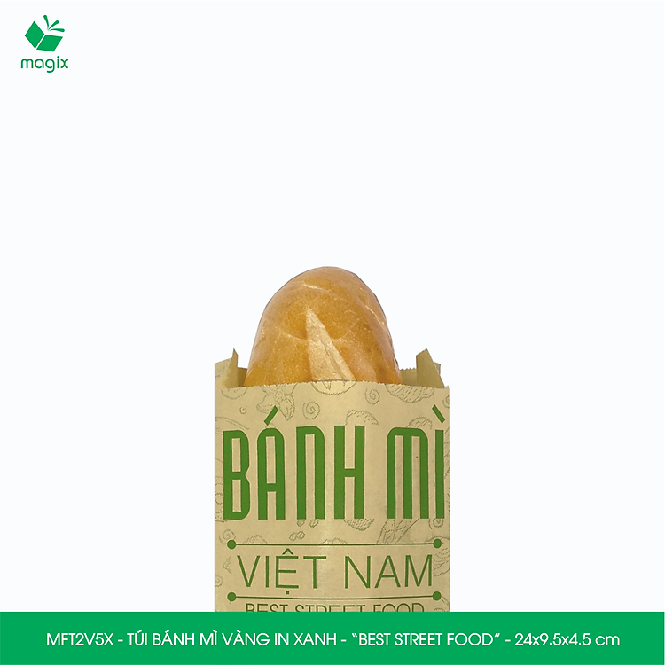 Túi Giấy Đựng Bánh Mì (100 túi) - Ảnh 6