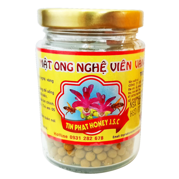 Mật ong nghệ viên vàng Tín Phát