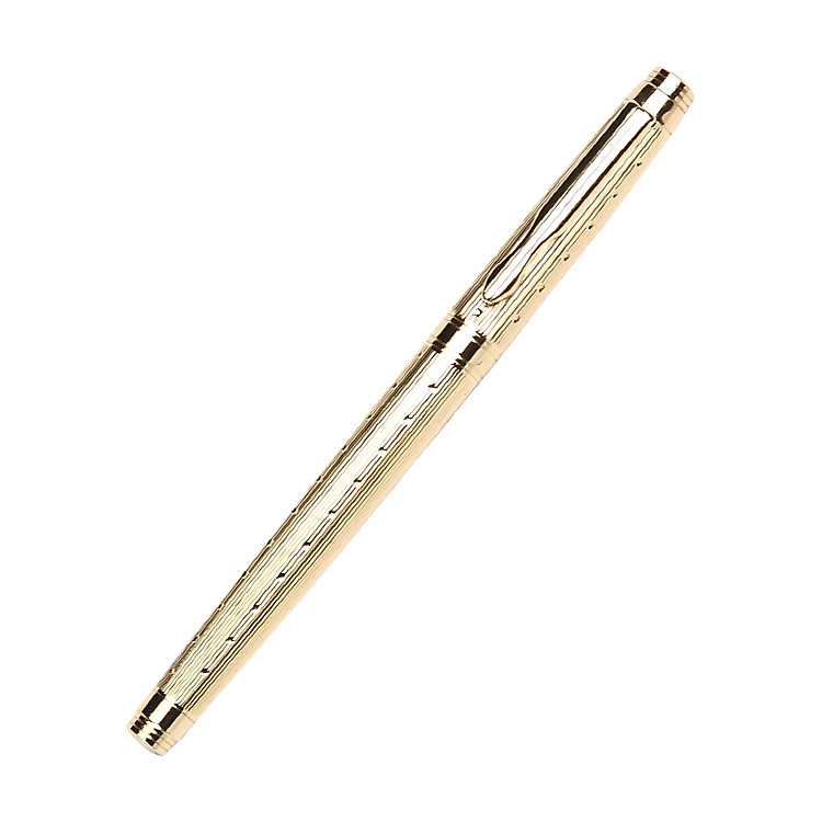 Bút Ký Mực Gel Vỏ Kim Loại Baoke – Vàng