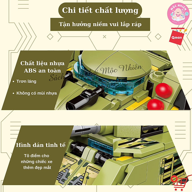 Đồ Chơi Lắp Ráp Qman 41108 - Biệt Đội Chính hãng Giá tốt - Hình ảnh 5