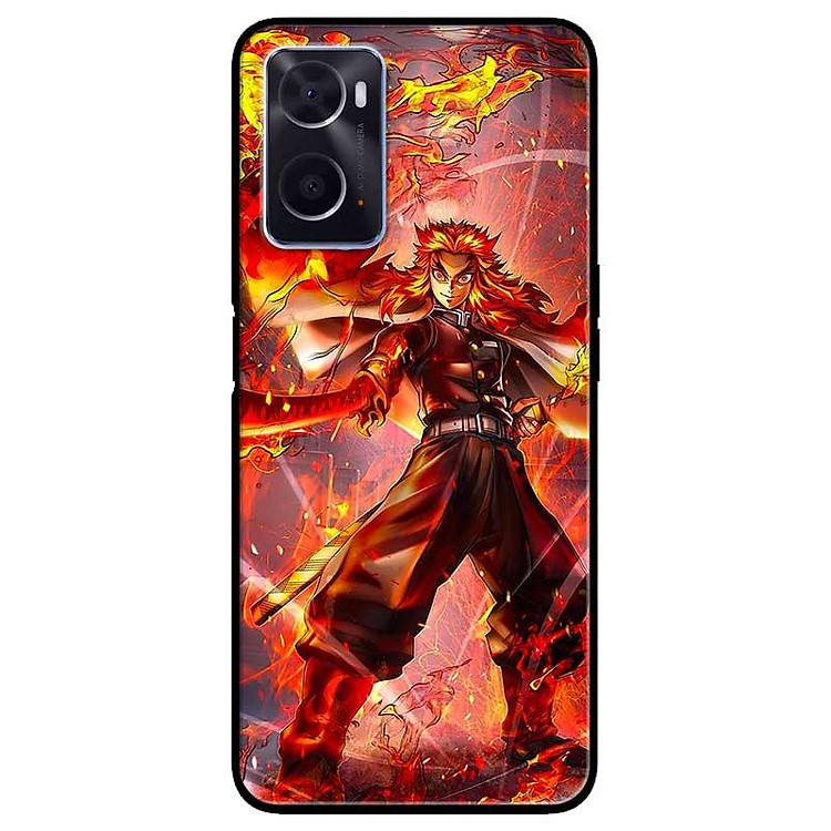 Ốp lưng dành cho Oppo A16K - Oppo A36 / Oppo A76 - Oppo Reno 7z 5G - Anime Lửa