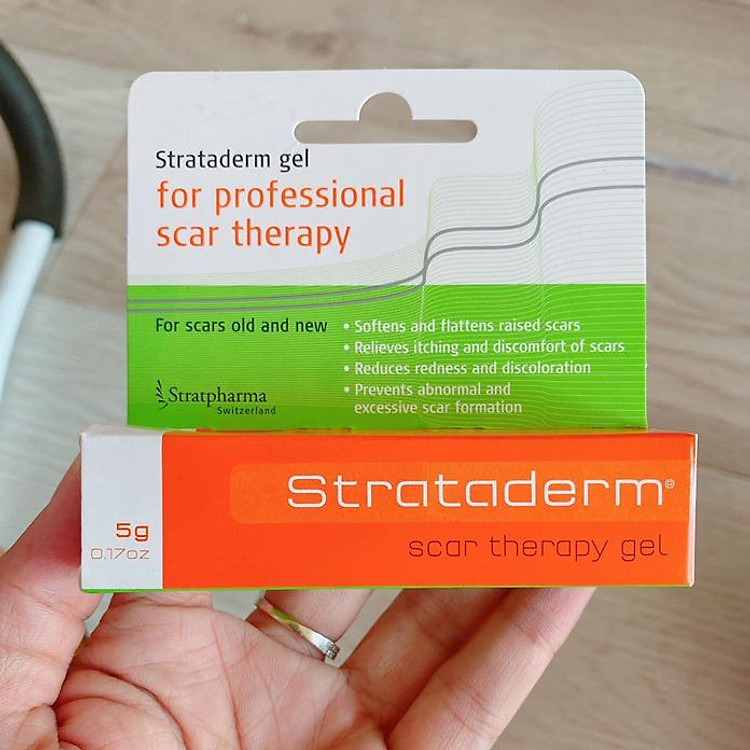 Gel Hỗ Trợ Cải Thiện Sẹo Lâu Năm, Sẹo Lồi Strataderm Thụy Sĩ (5g)
