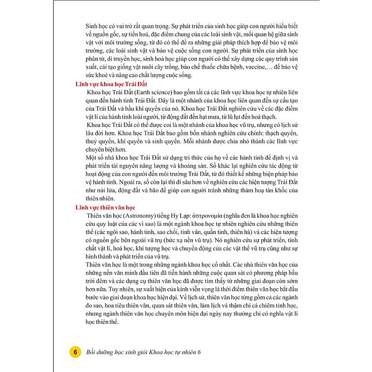 Bồi Dưỡng Học Sinh Giỏi Khoa Học Tự Nhiên Lớp 6 (Biên Soạn Theo Chương Trình GDPT Mới) - Ảnh 4