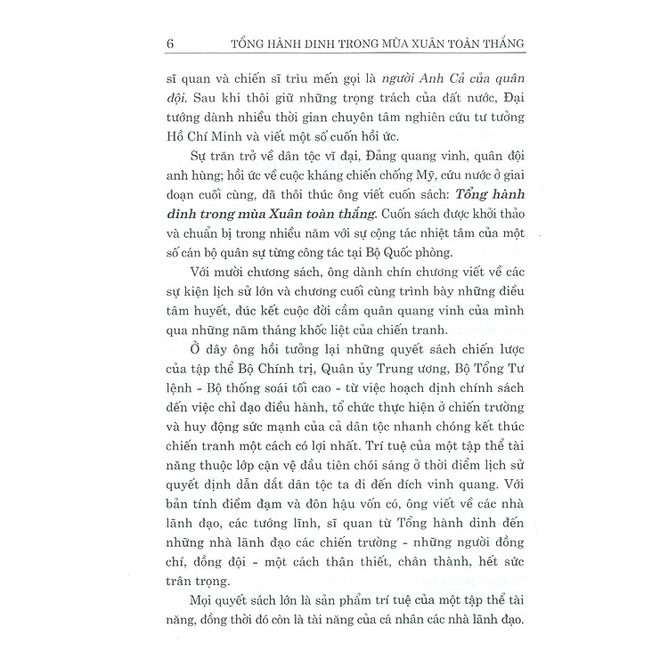 Tổng Hành Dinh Trong Mùa Xuân Toàn Thắng (Hồi Ức) - Ảnh 4