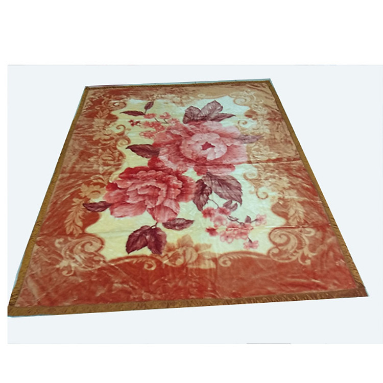 Chăn lông nhung tuyết trơn kích thước 2.2mx1.8m loại 3kg kèm túi đựng