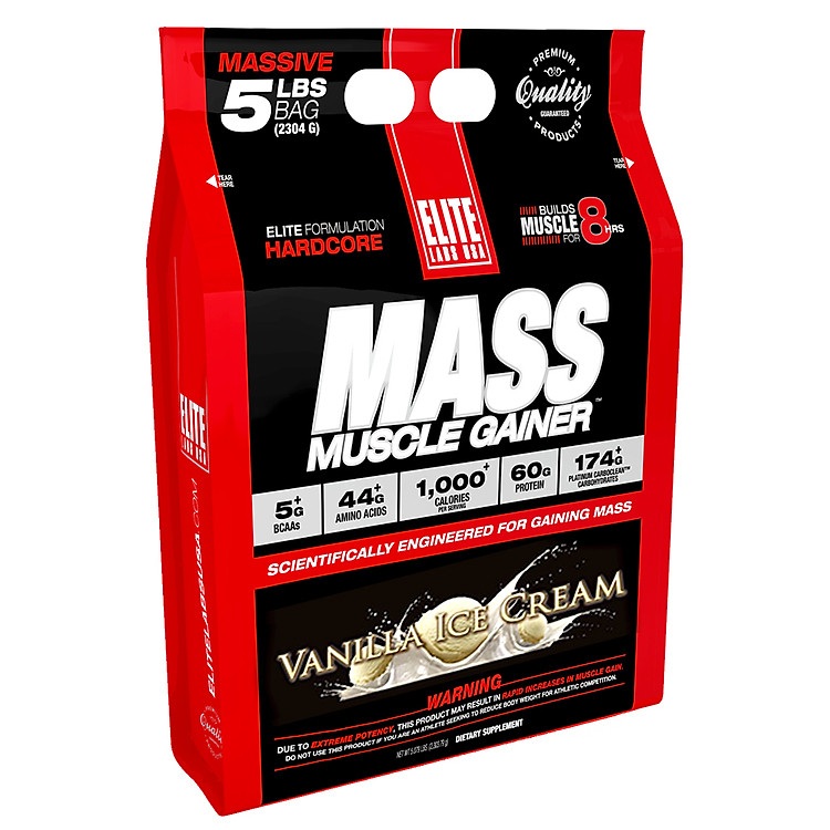 Sữa Tăng Cân Mass Muscle Gainer Elite Labs SMEL252 (2.3kg)