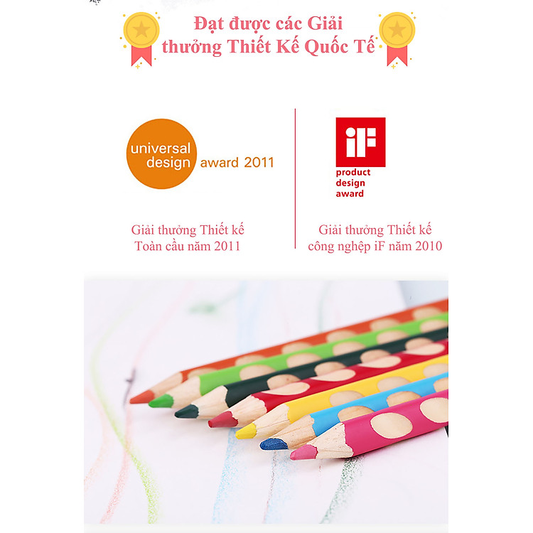 Bộ Bút Chì Màu STABILO EASYcolors (12 cây) - Ảnh 6