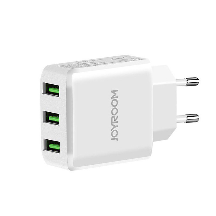 Cốc sạc nhanh Quick Charge 3.0A - 3 Cổng USB - JOYROOM HKL-USB30 - Hàng chính hãng