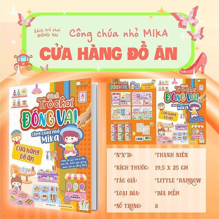 Trò Chơi Đóng Vai Công Chúa Nhỏ Mika - Cửa Hàng Đồ Ăn - Ảnh 3
