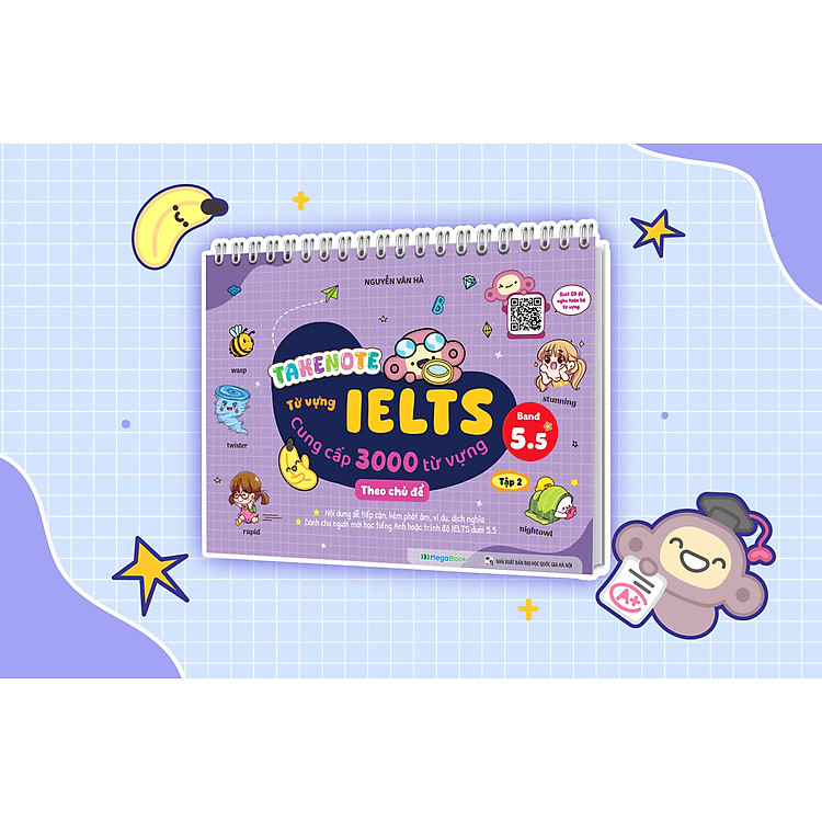 Takenote IELTS 6000 Từ Vựng Theo Chủ Đề (2 Tập) (Band 5.5) - Ảnh 2