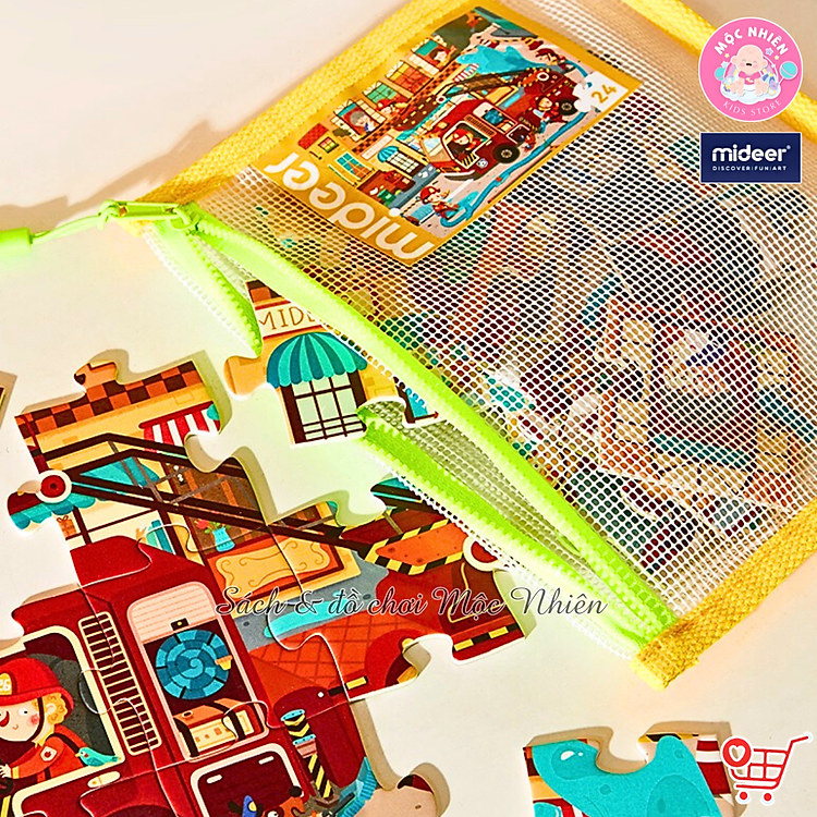 Mua Puzzle Mideer Xe cứu hỏa và Công chúa Chính hãng Giá tốt - Hình ảnh 4