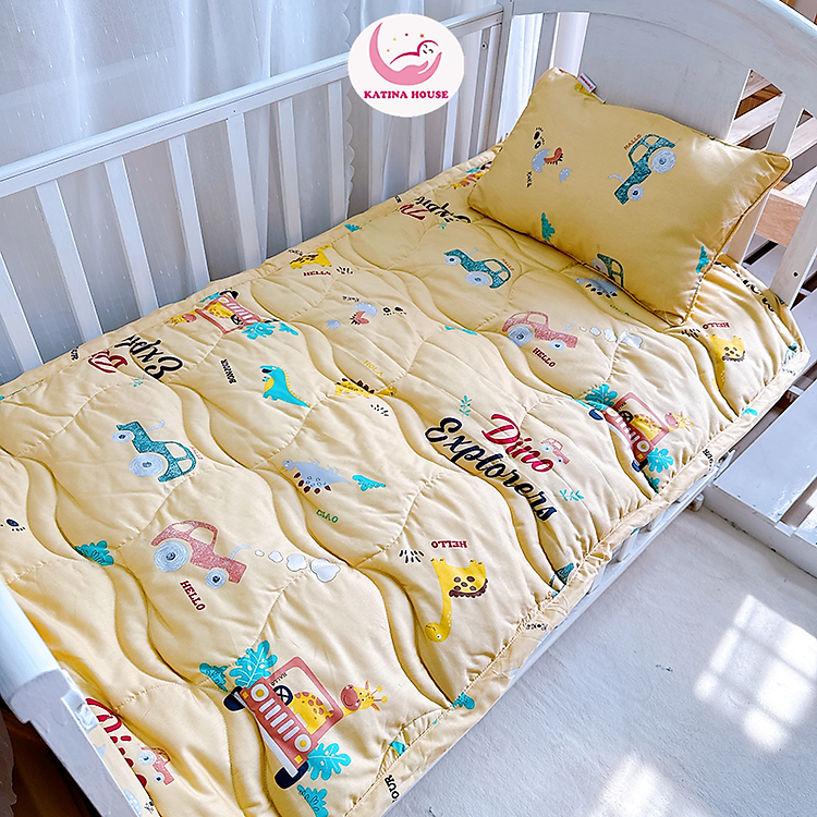 Tham Khảo tại ConCung: Bộ nệm gối khủng long vàng cho bé , nhận ngay nhiều Ưu đãi