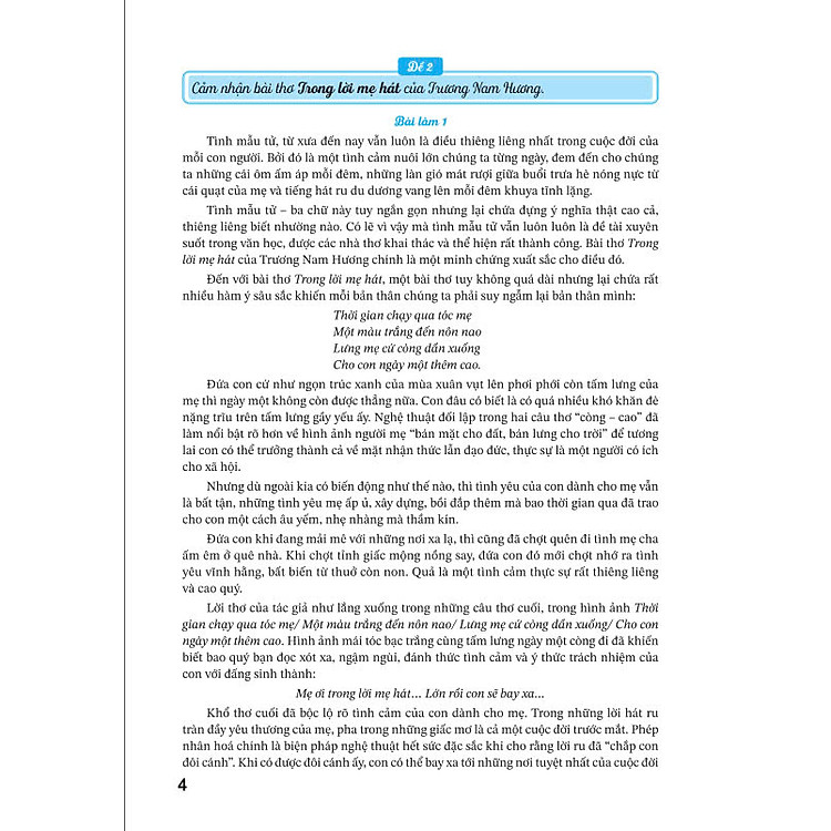 Những Bài Làm Văn Mẫu Lớp 8 - Chân Trời Sáng Tạo (Tập 1) - Ảnh 3