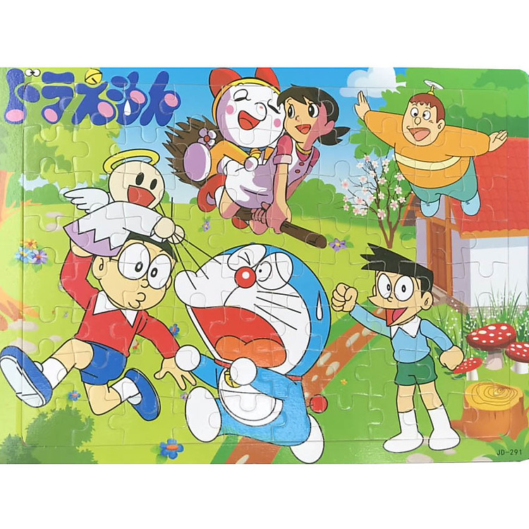 Tranh Ghép Gỗ Rèn Tư Duy - DOREMON 80 Mảnh