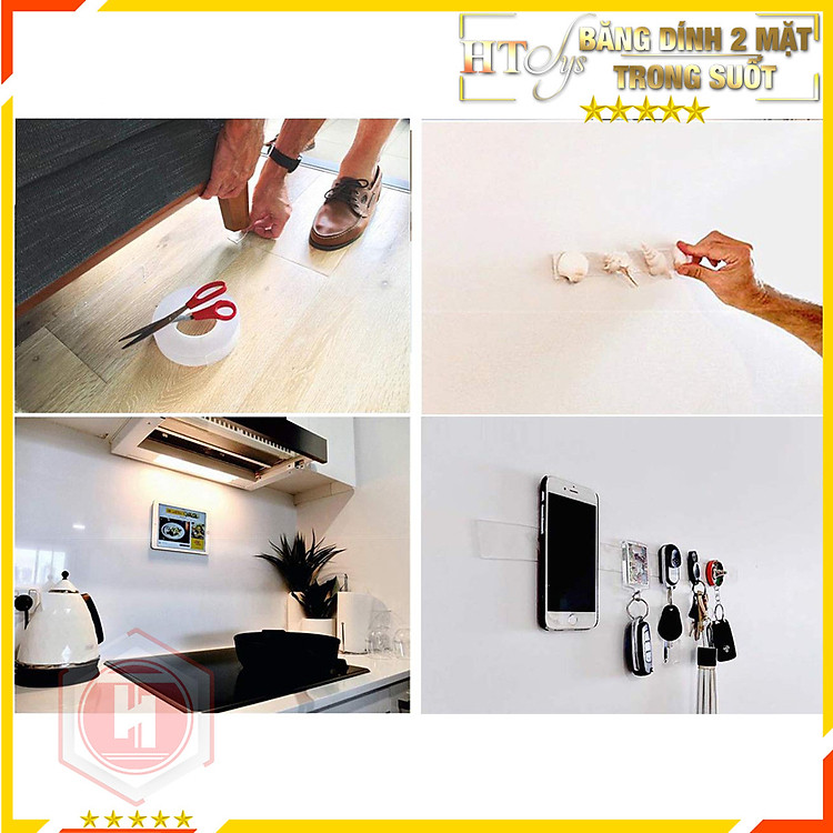 Băng keo Nano siêu dính 2 mặt (3m x 3cm) - Ảnh 4