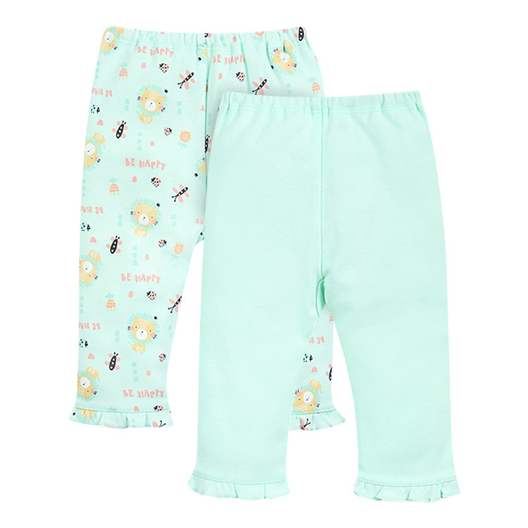 Set 2 quần dài bèo gấu Lullaby INT NH21-19