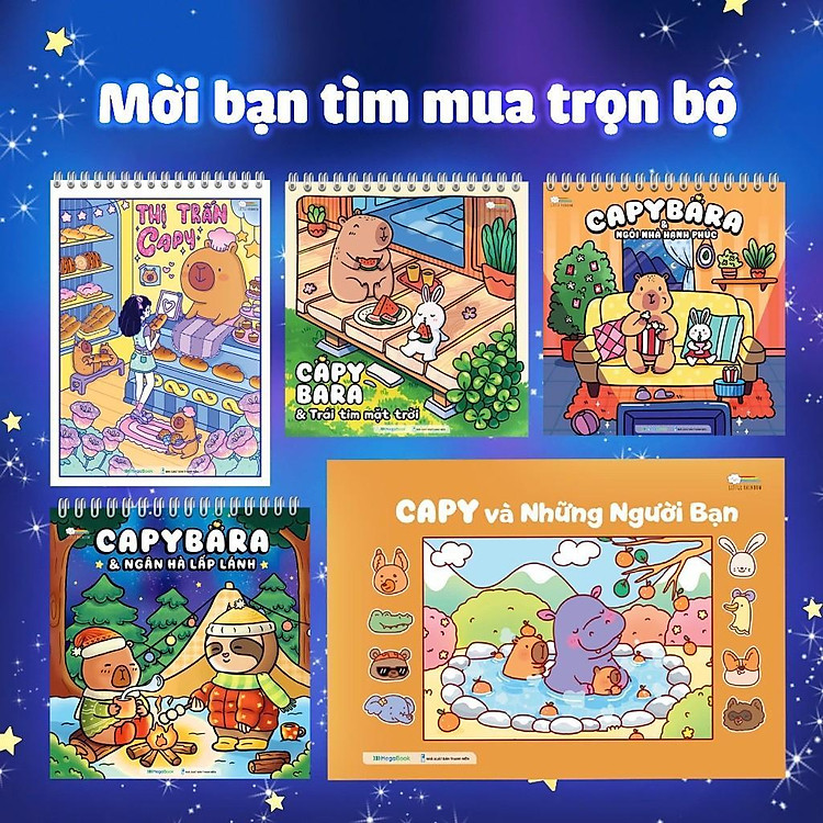 Tô Màu Capybara & Ngân Hà Lấp Lánh - Ảnh 7