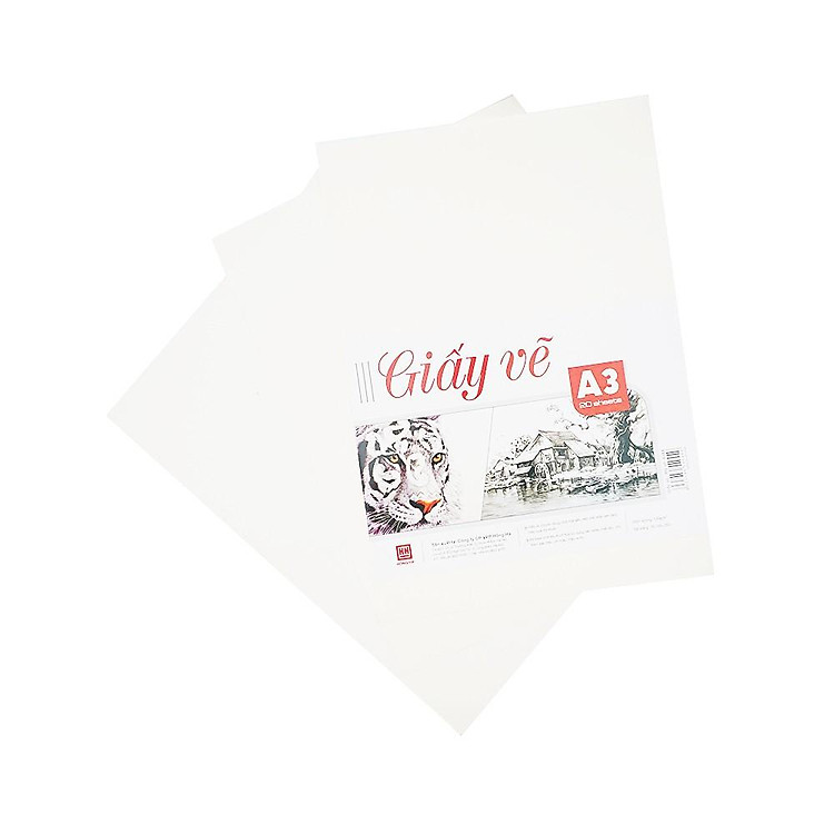 Giấy vẽ A3 Hồng Hà (20 tờ, 100gms) - Ảnh 2