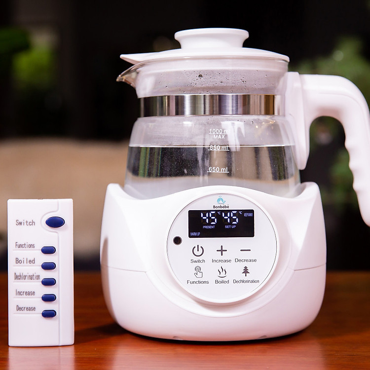 BÌNH ĐUN NƯỚC PHA SỮA THÔNG MINH BONBEBE - HÀNG CHÍNH HÃNG