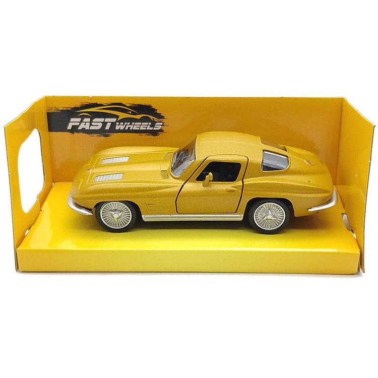 Đồ Chơi Xe Tốc Độ Fastwheels 1963 Corvette Chính hãng Tiết kiệm - Hình ảnh 3